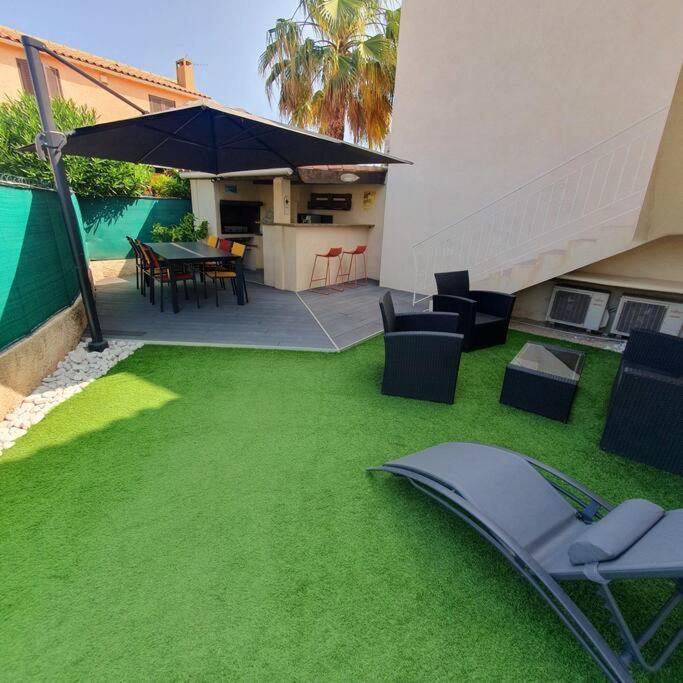 Joli Haut De Villa 3 Chambres Climatise Avec Jacuzzi Marignane Exteriér fotografie